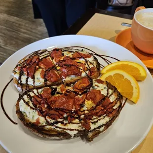 Roasted tomatoes and Boursin Cheese with Balsamic vinegar