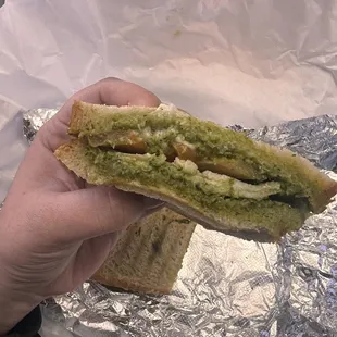 Chicken Pesto Sandwich (grilled)