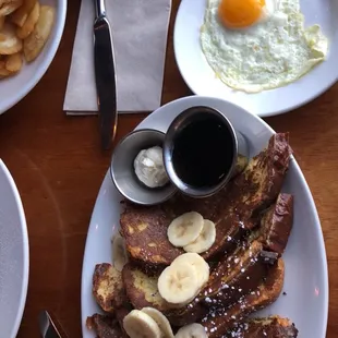 The banana French toast