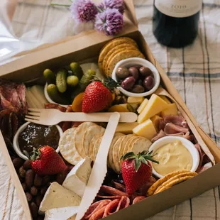 Charcuterie box from CAFE 180 Catering