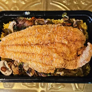 3''28'2023 Catfish Bowl (add mushrooms).