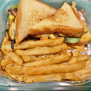 Salmon Melt w/ fries