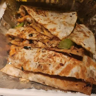 Seafood quesadilla