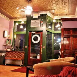 The beautiful interior of the library room