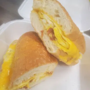 02/12/24 Breakfast Hoagie with Bacon, egg, &amp; cheese.