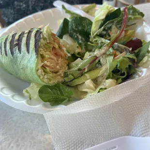 Chipotle chicken wrap