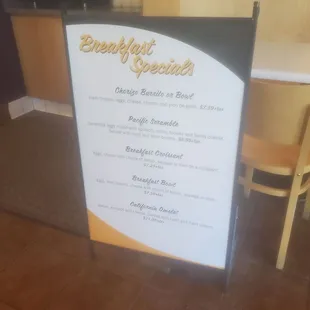 12/12/23 Breakfast Specials