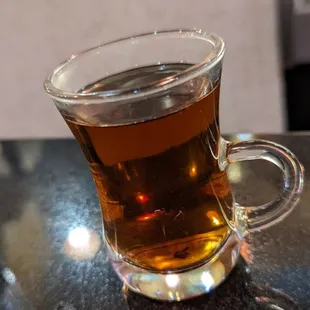 Complementary Turkish tea