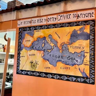 a map of the mediterranean region