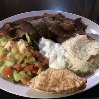 Lamb Shish-Kebab Plate