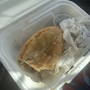 The other half of a delicious sandwich