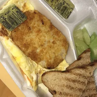 3 Cheese Omelette Plate