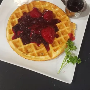 Very berry waffle