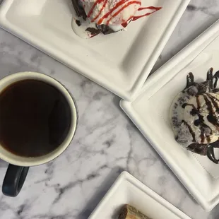 Sam let us sample a new lava cake they may add to the menu!
