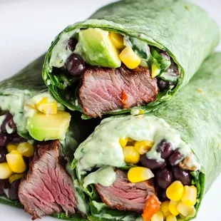 Southwestern tri-tip wrap