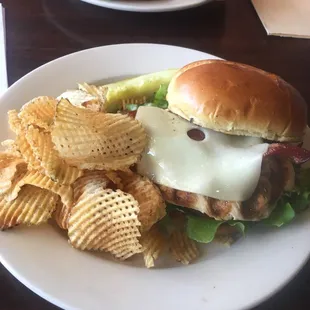 Grilled chicken sandwich