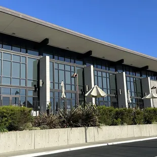 Outside patio/ front of cafe