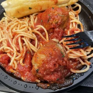 Spaghetti and Meatballs