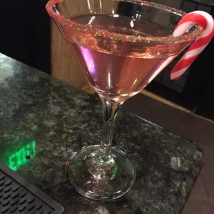 Candy Cane Martini