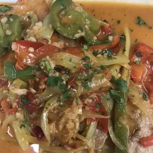 Pan-fried veal