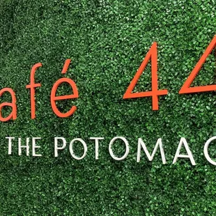 Sign on the fourth floor