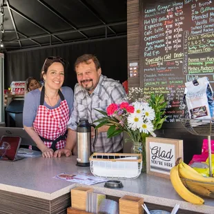 Owners Shelley and Stephen