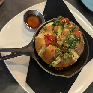 Cast iron crack bread