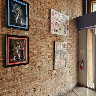 Art for sale always with lunch