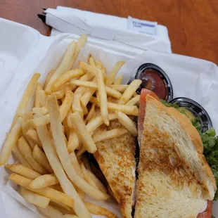 BLT to go with fries