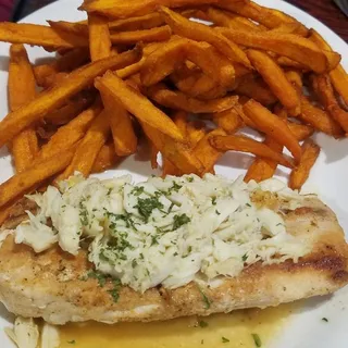 Mahi Mahi with Crab Meat