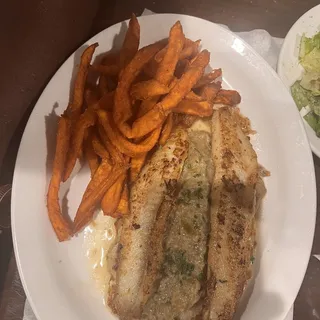 Crab Meat Stuffed Fish