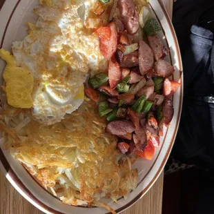 Polish sausage Mexican style