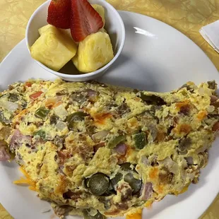 The Works Omelet.