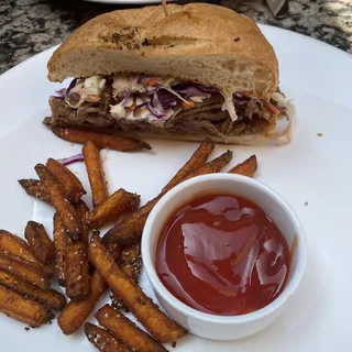 Brisket Q Lunch Sandwich