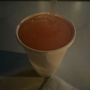 - tequila margarita type slushee.