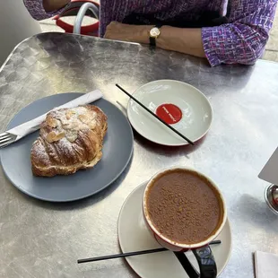 Almond Croissant  Chai