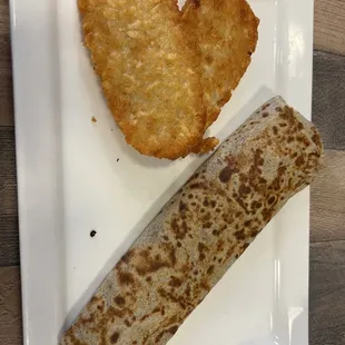 Ham and Swiss 'Burrito'