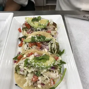 Grilled Fish Tacos, Fall 2021 menu