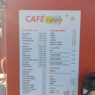 Menu 2018