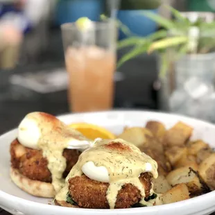 Salmon Cake Benedict