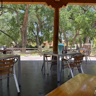 Outdoor seating