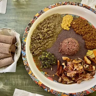 Split Red Lentil Stew; Fish Gulash; Lamb Alicha; Kitfo
