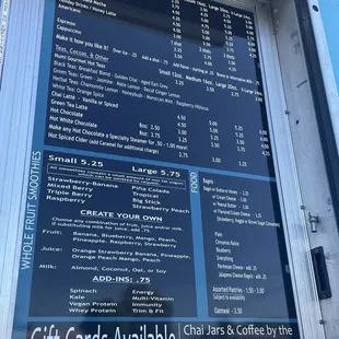 Updated Menu :)