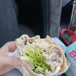 Turkey cranberry wrap