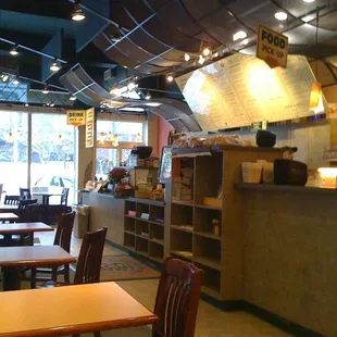 the interior of a restaurant