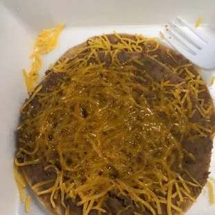 a plate of food with a fork