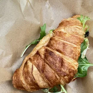 Salmon Croissant Sandwich