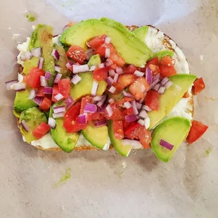 Avocado toast on sourdough