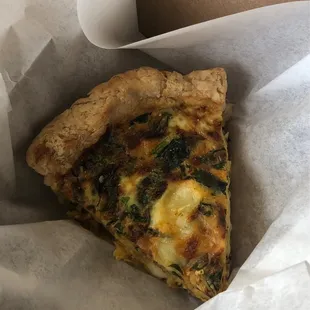 Enjoyed the quiche of the day!!