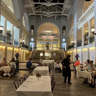 the interior of a restaurant